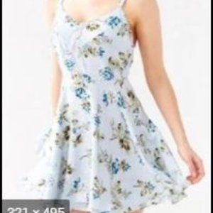 Urban Outfit Blue Kimchi sun dress